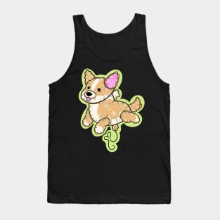 Balloon cute corgi Tank Top